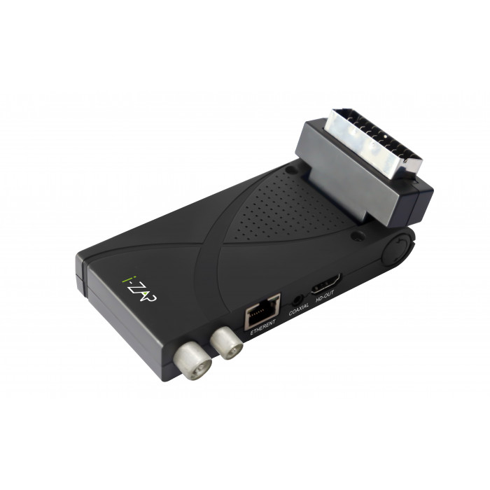 I-Zap T375 Ricevitore Terrestre Free DVB-T2 HEVC HDMI-SCART-USB