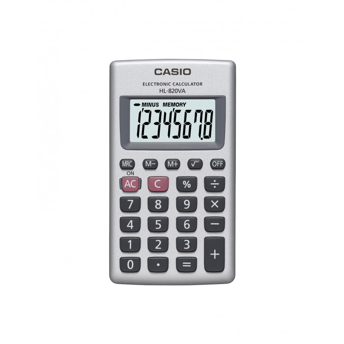 Casio HL820VA Calcolatrice Tascabile 8 Cifr