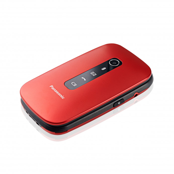 Panasonic KX-TU550 Cellulare A Conchiglia 4g Rosso Tasto Sos
