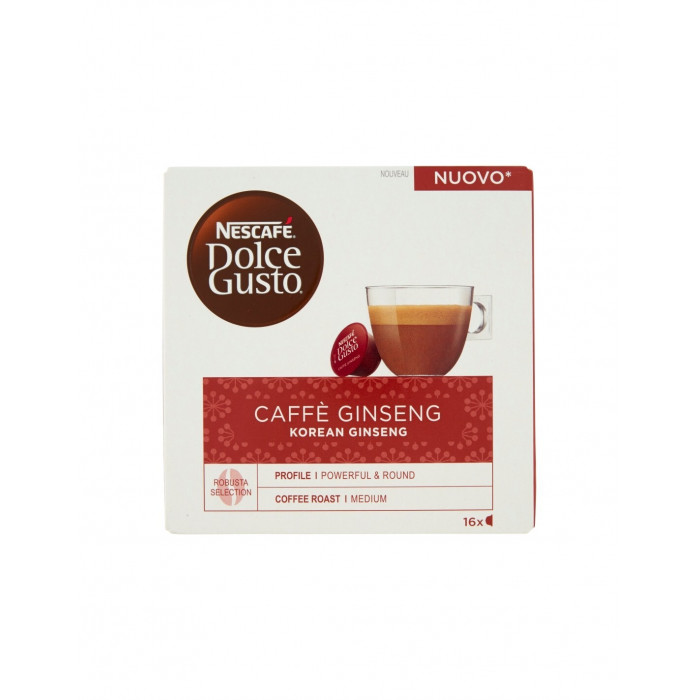 Nescafe Ginseng Confezione 16 Capsule Caffe Compatibili Dolce Gusto