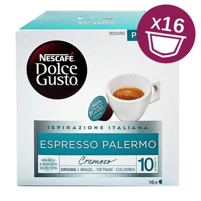 Nescafe Espresso Palermo Confezione 16 Capsule Comaptibili Caffe