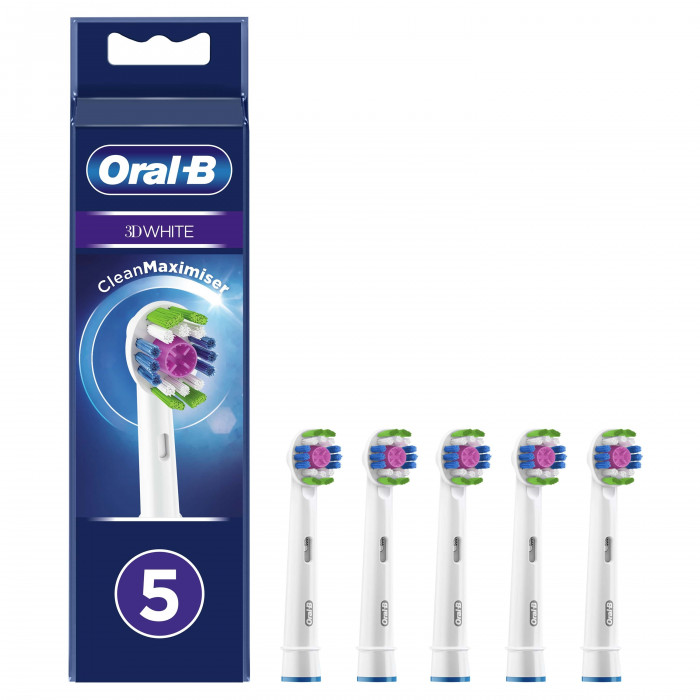 Oral-B EB185 5 Testine Originali 3D White
