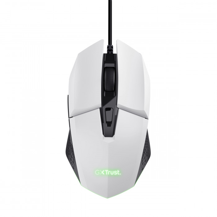 Trust 25066 Mouse Wired Gaming Illuminato Gxt 109w Felox Bianco