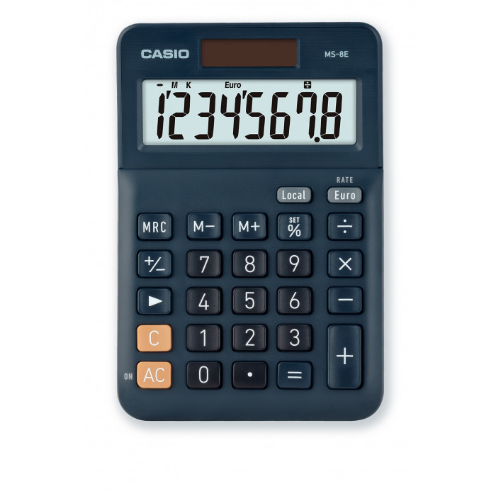 Casio MS-8EW-EP Calcolatrice da Tavolo 8 Cifre