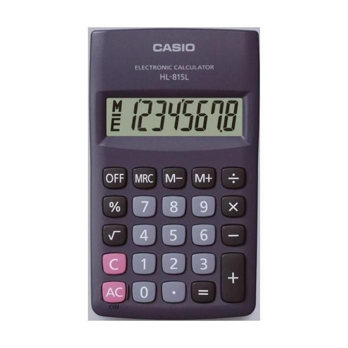 Casio HL-815LBL Calcolatrice Tascabile 8 Cifre
