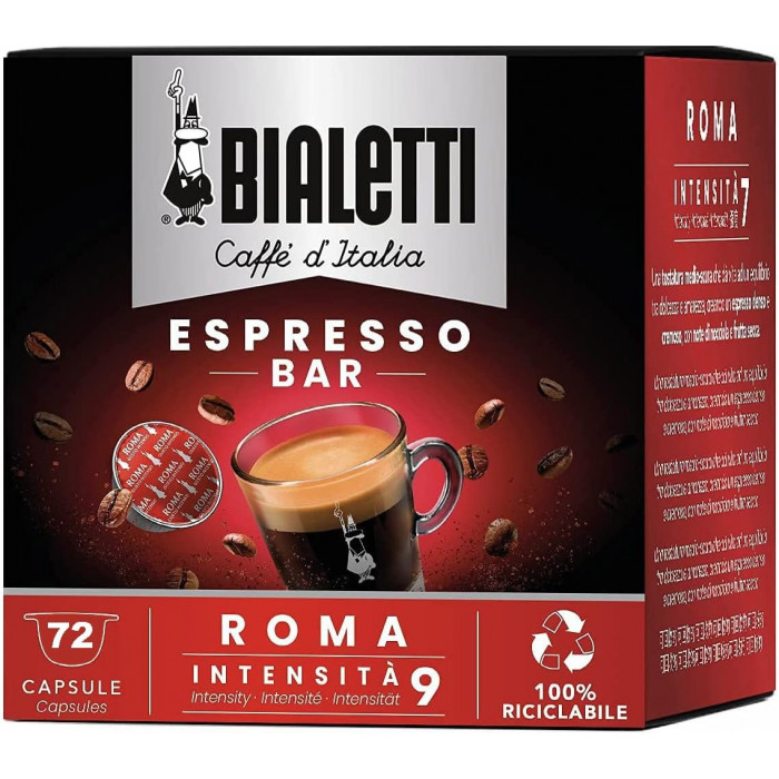 Bialetti Gusto Roma Multipack 72 Capsule Caffe