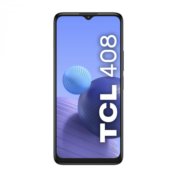 Tcl 408MIDNIGHTBLUE Smartphone Android 12 6.6 con 2 Camere Posteriori Blu scuro
