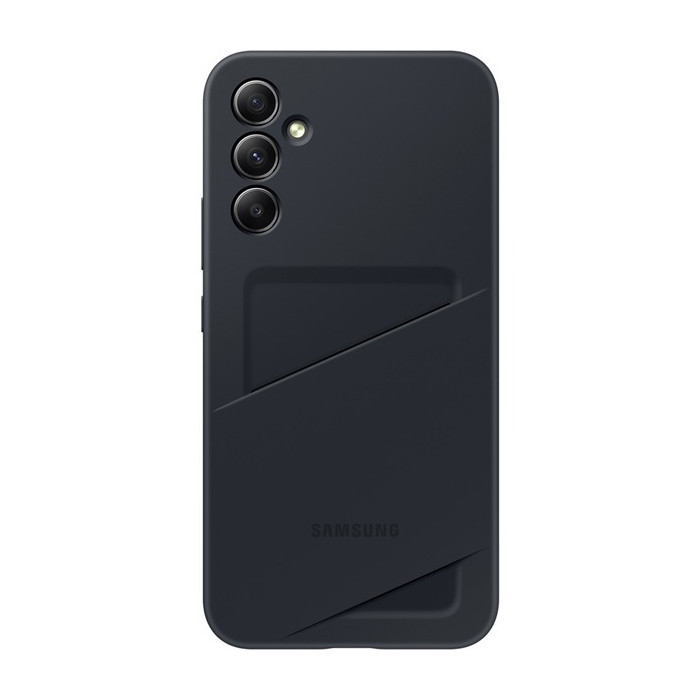 Samsung EFOA346TBEGWW Nera Cover per Galaxy A34 Flessibile 5G con Card Slot Case