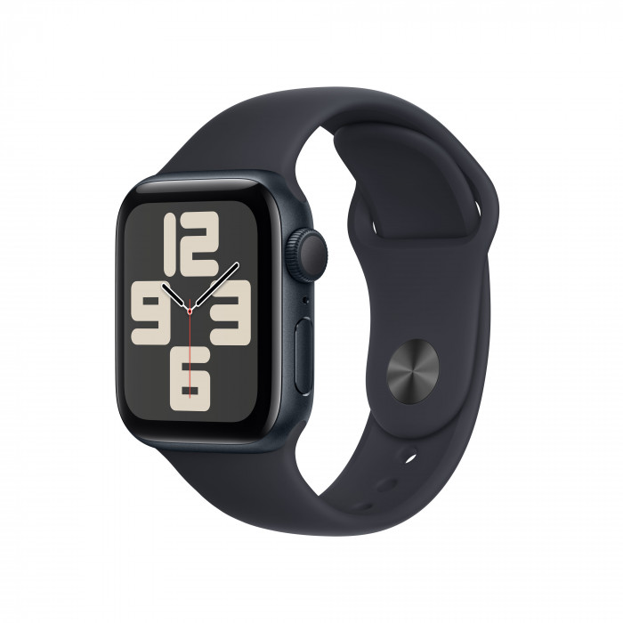 Apple Watch SE Smartwatch Alluminio Midnight con Cassa 40 mm Cinturino Sport