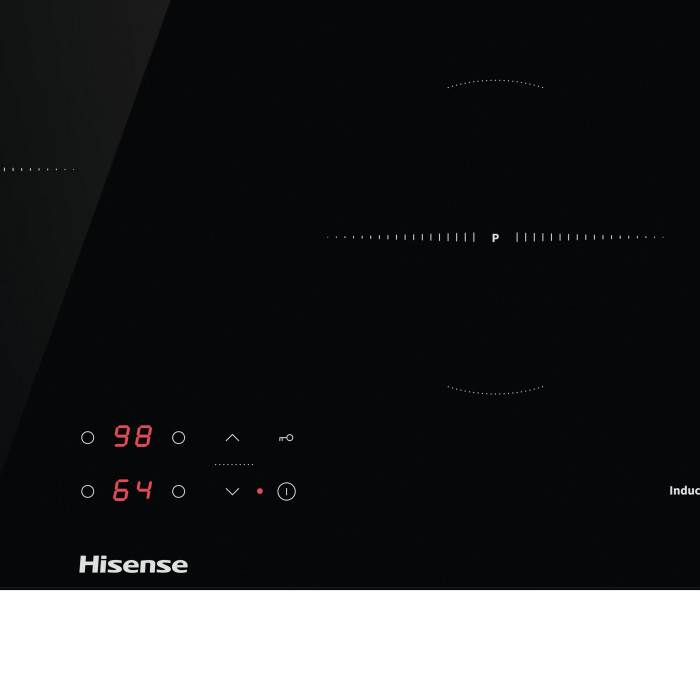 Hisense I6421CB Piano Cottura Nero a Induzione 60Cm con 4 Zone