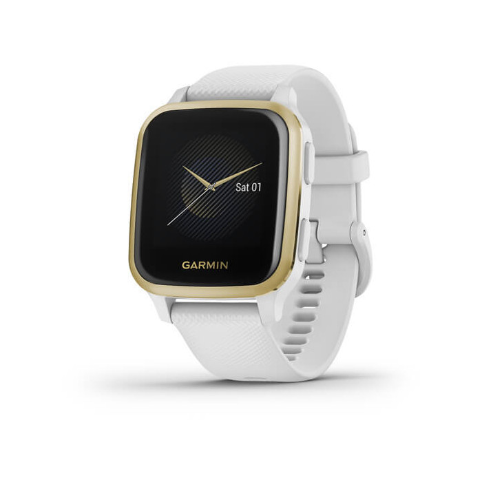 [OLD] Garmin Venu SQ Smartwatch White Light Gold