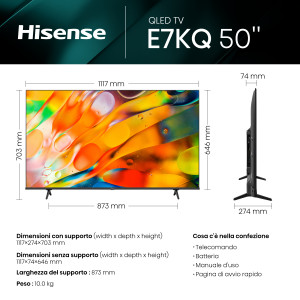 Hisense 50E79KQ TV QLED 50...