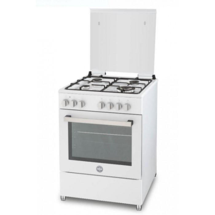 La Germania SE664GB Cucina Forno a Gas Bianco 60Cm 57 Litri