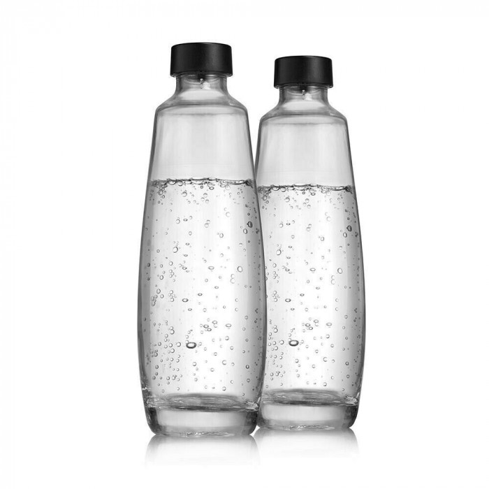 Sodastream 2270179 2 Bottiglie per Gasatore Vetro Trasparente