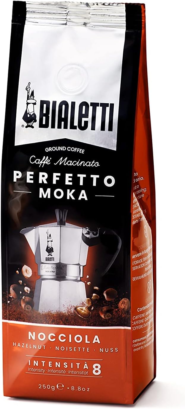 [OLD] Bialetti Perfetto Moka Nocciola Confezione Caffe in Polvere 250 gr