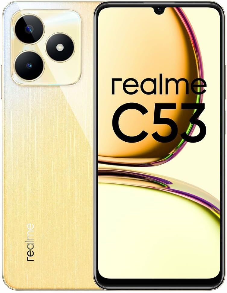 Realme C53 Champion Gold Smartphone 6.74 Pollici HD 6GB 128GB