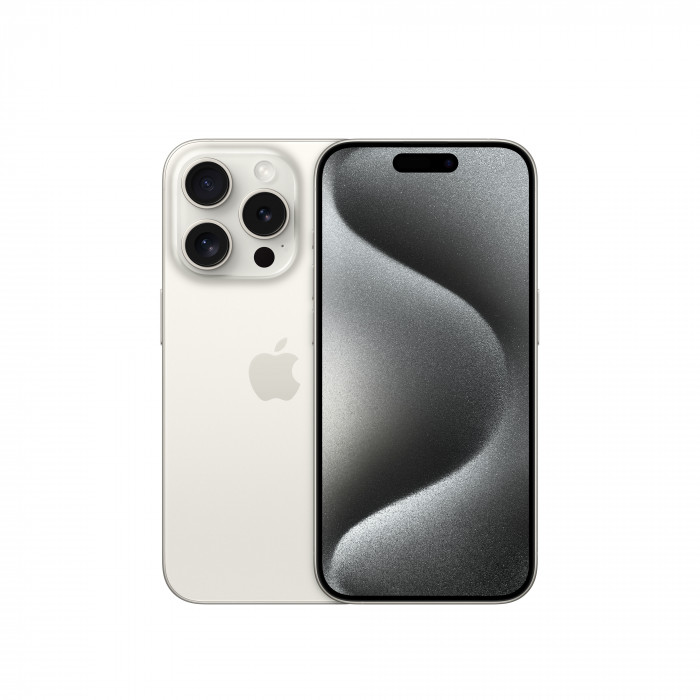 Apple MTV43QLA iPhone 15 Pro White Titanium Smartphone 6.1 Pollici 256GB