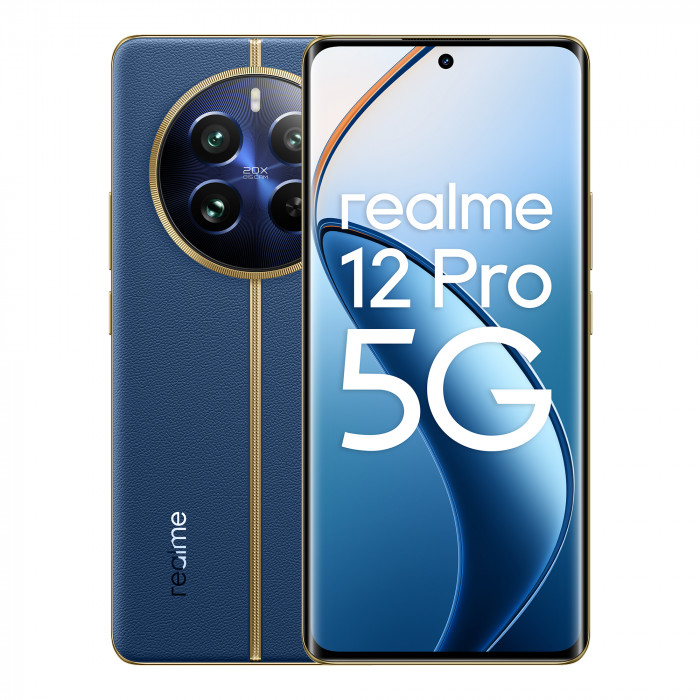 Realme 12 Pro Plus Submarine Blue Smartphone. 6.7 Pollici 12Gb 256Gb