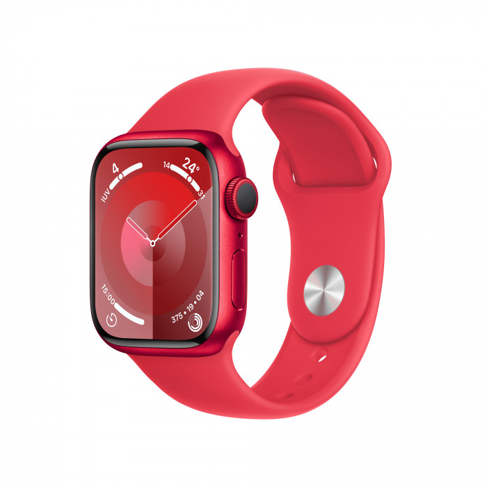 Apple Watch 9 MRXH3QLA Red Smartwatch 41mm GPS M-L Alluminio