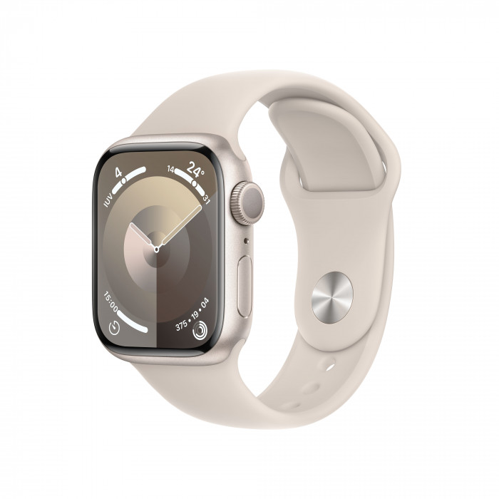 Apple Watch 9 MR8U3QLA Galaxy Smartwatch 41mm GPS M-L Alluminio