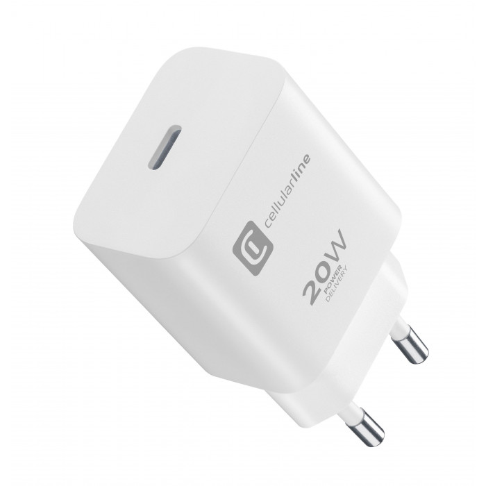 Cellular Line ACHIPHUSBCPD20SMLW USB-C Charger 20W per iPhone