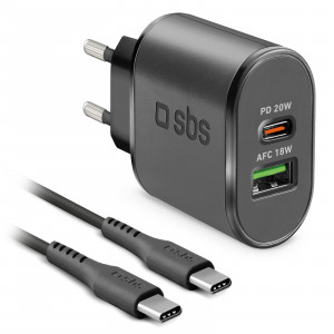 SBS Wall Charger Kit 20W...