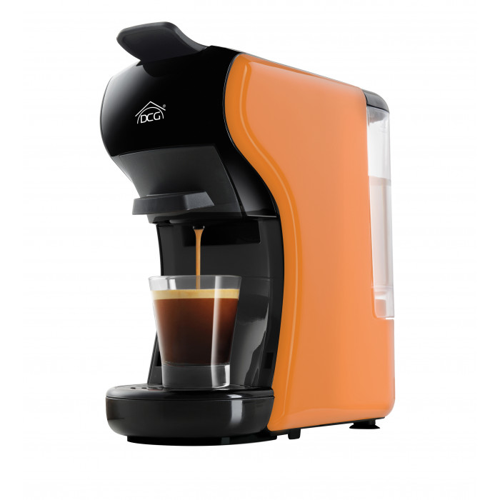 DCG ES6517 Arancione Macchina Caffe Cialde e Capsule Multimarca