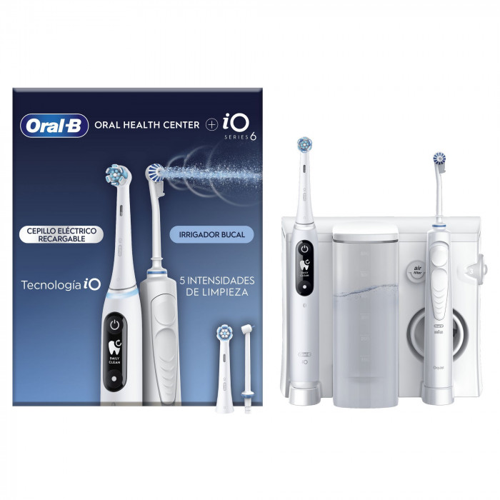 Oral-B Oral Center iO 6 Kit Spazzolino Elettrico iO 6 con Idropulsore Oxyjet