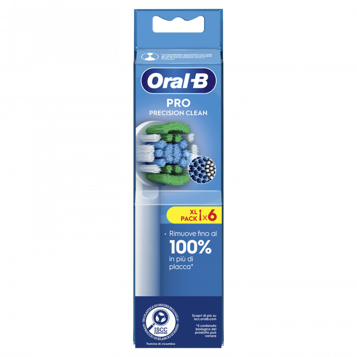 Oral-B EB206 Testine di Ricambio Pro Precision Clean 6 Pezzi