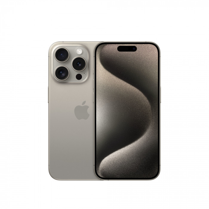 Apple MTUX3QLA iPhone 15 Pro Natural Titanium 6.1 Pollici 128GB