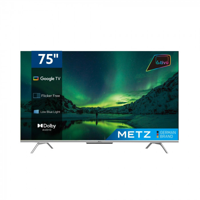Metz 75MUD7000Z Smart TV LED 75 Pollici UHD 4K Google TV