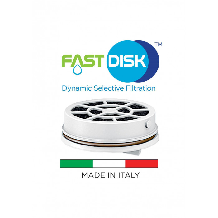 Laica Fast Disk Confezione 3 Dischi Filtranti per Bottiglie Filtranti
