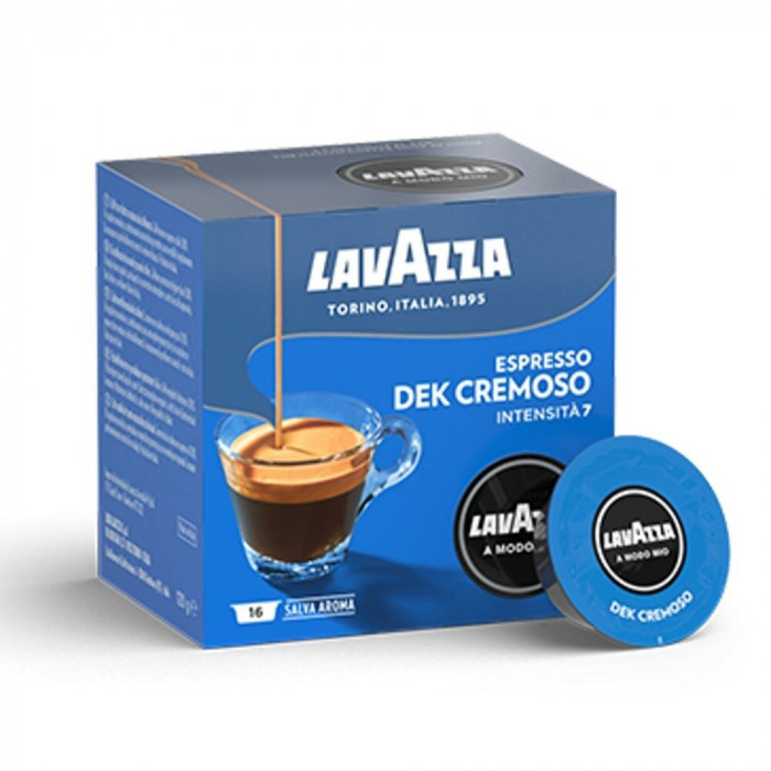 Lavazza Espresso Dek Cremoso Confezione 16 Capsule Caffe Compatibili A Modo Mio
