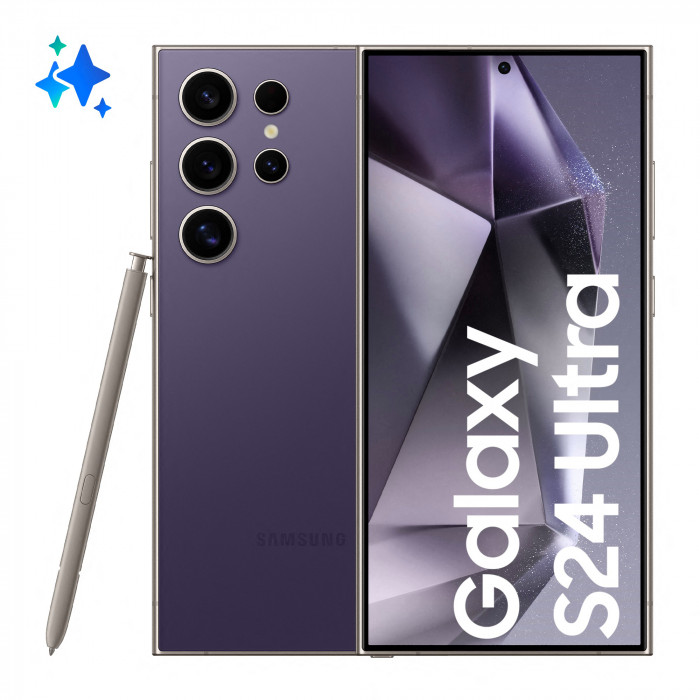 Samsung Galaxy S24 Ultra Titanium Violet Smartphone 6.8 Pollici 12GB 512GB