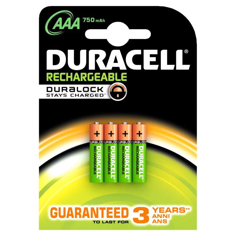 [OLD] Duracell AAA Confezione 4 Batterie Ministilo Ricaricabili