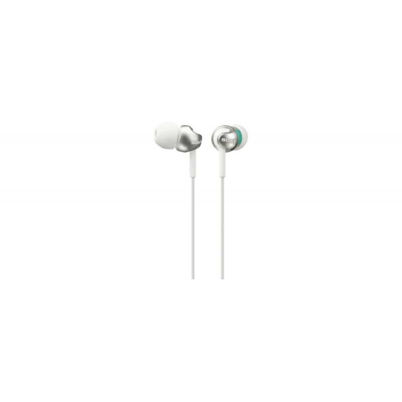 Sony MDR-EX110 AP Bianco Auricolari In-ear per Smartphone 