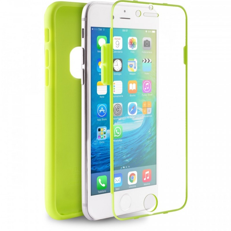 [OLD] Puro Cover Total Protection Verde Custodia Anti-Shock per iPhone 6 e 6s