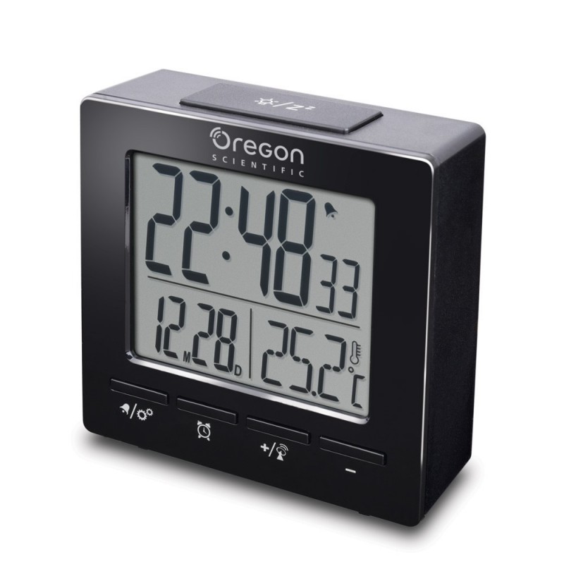 [OLD] Oregon Scientific RM511 Nero Orologio Radiocontrollato 2 Sveglie con Temperatura