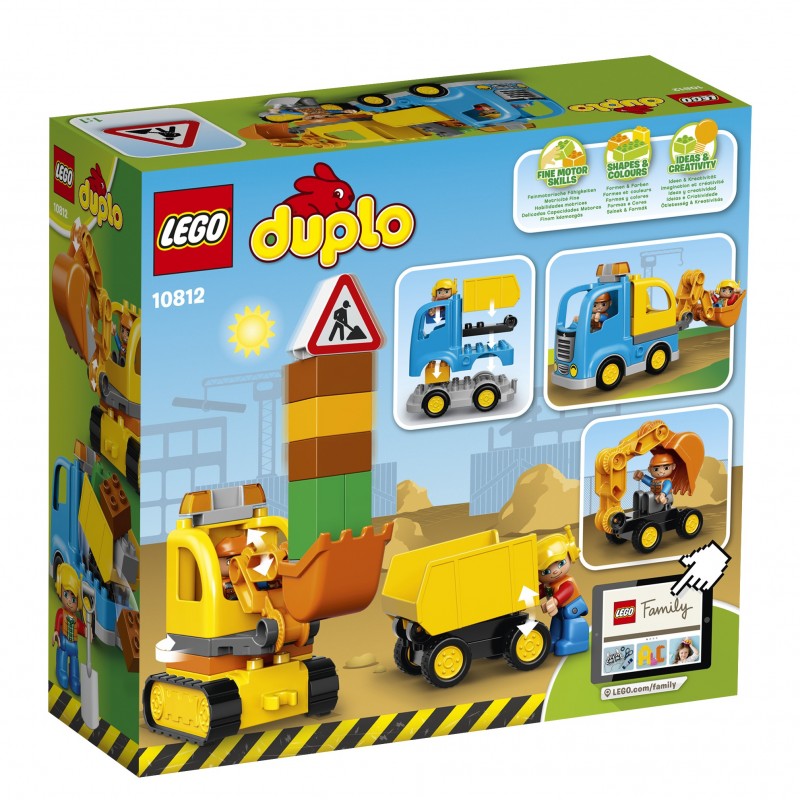 [OLD] Lego Duplo 10812 Camion e Scavatrice Cingolata