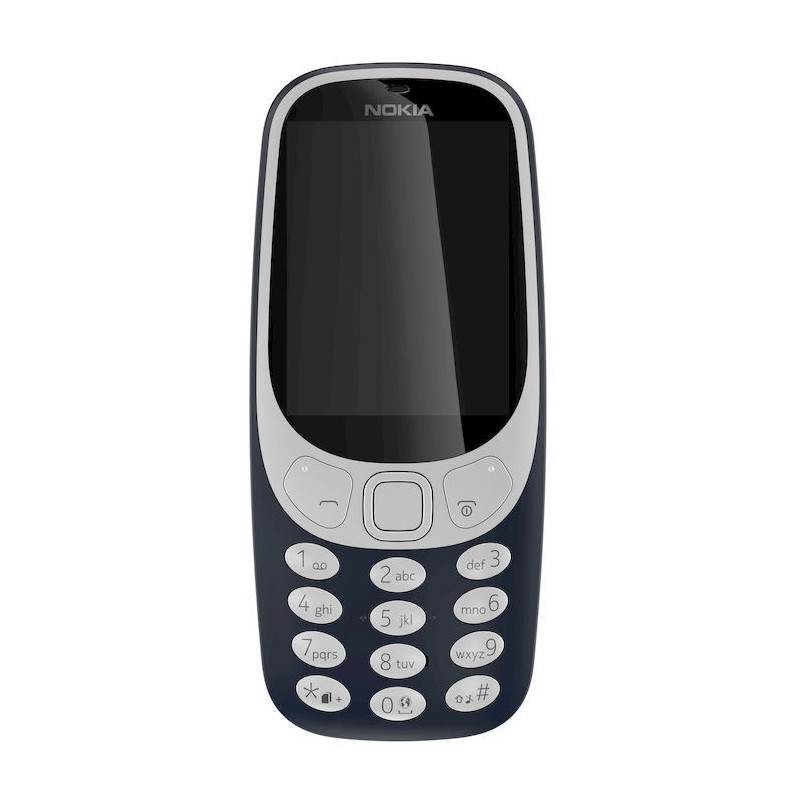 [OLD] Nokia 3310 Blu Scuro Telefono Cellulare con Tasti Single Sim 
