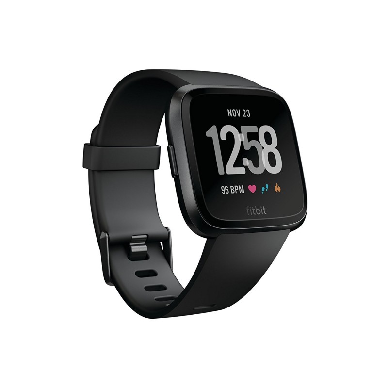 [OLD] Fitbit Versa Nero Smartwatch Impermeabile con Monitoraggio Battito e Attività