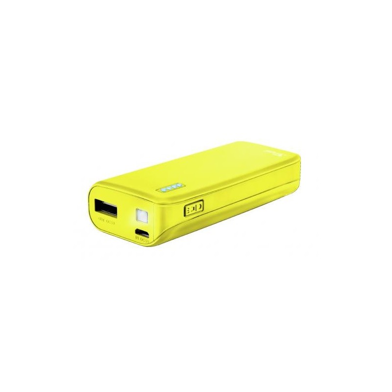 [OLD] Trust Primo 4400 Giallo Power Bank Caricabatterie 4400 mAh