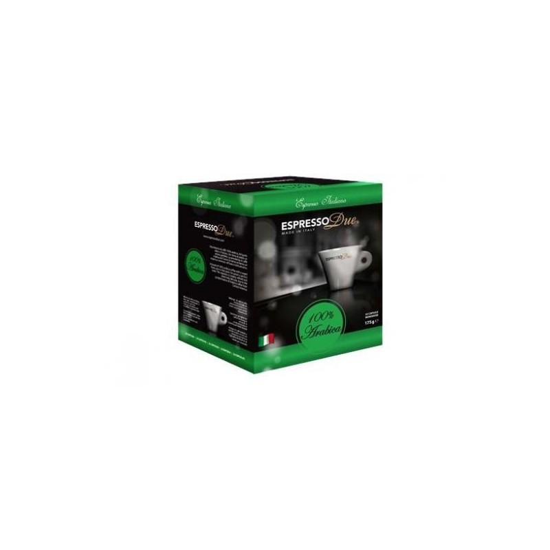 Espresso Due 25 Capsule Caffe 100% Arabica per Nuove Macchine cod. 315-321-327