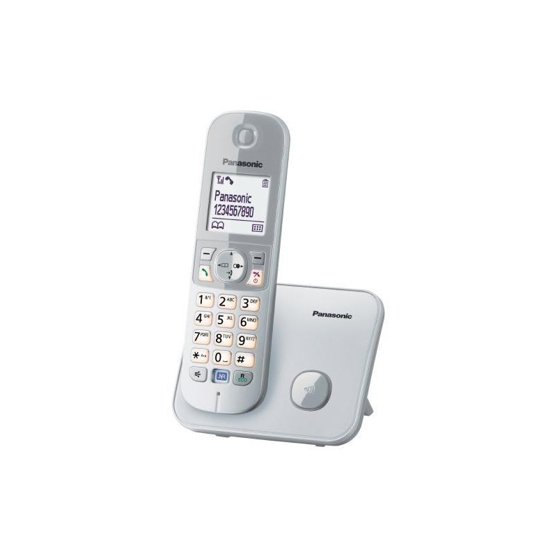 [OLD] Panasonic KX-TG6811 DECT Telefono Cordless Silver con Vivavoce