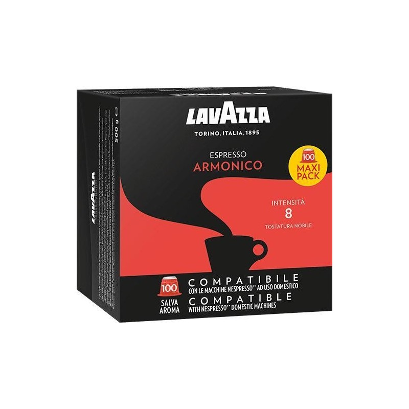 [OLD] Lavazza Confezione 100 Capsule Espresso Armonico Compatibili Nespresso