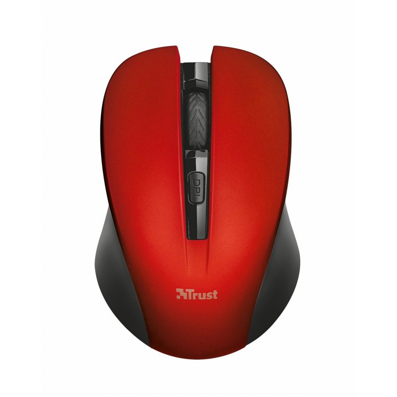 Trust Mydo Silent Click Rosso Mouse Wireless