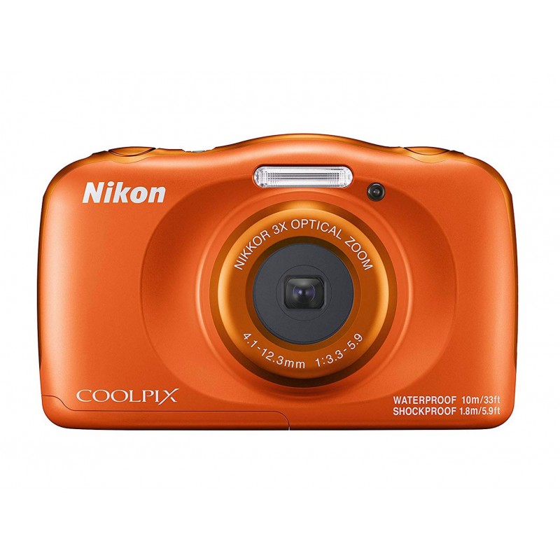 [OLD] Nikon Coolpix W150 Arancione Fotocamera Digitale Waterproof con Zaino Incluso