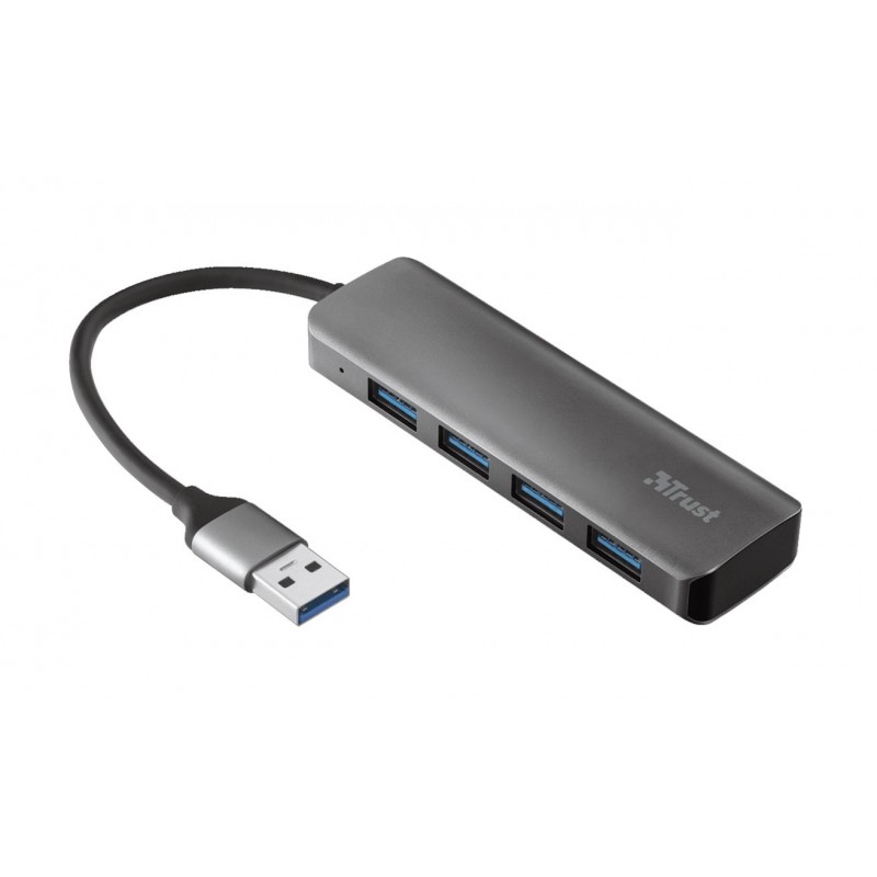 Trust Halyx Aluminium Hub 4 Porte USB 3.2 