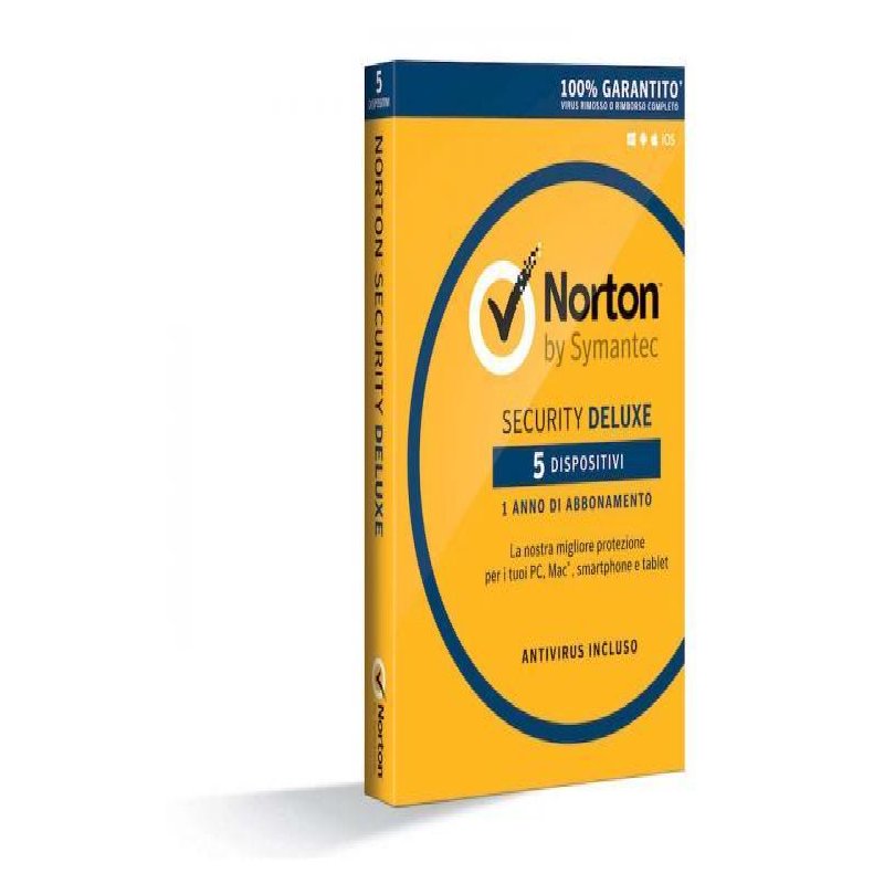 [OLD] Norton Security Deluxe Antivirus 5 Dispositivi 1 Anno