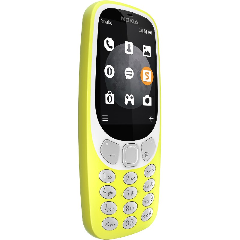 [OLD] Nokia 3310 3G Dual Sim Giallo Telefono con Tasti